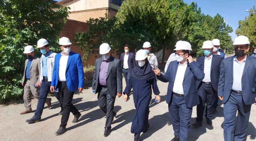 بازدید دکتر حسن تاجیک مدیرعامل هلدینگ آتیه صبا از شرکت تولیدی تجهیزات ایمنی راهها