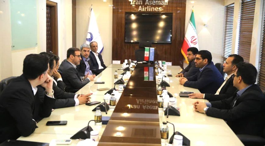 بازدید نمایندگان مجلس شورای اسلامی از ظرفیت‌های فنی و عملیاتی هواپیمایی آسمان